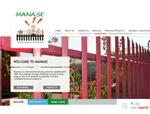 Tablet Screenshot of manasebotswana.com